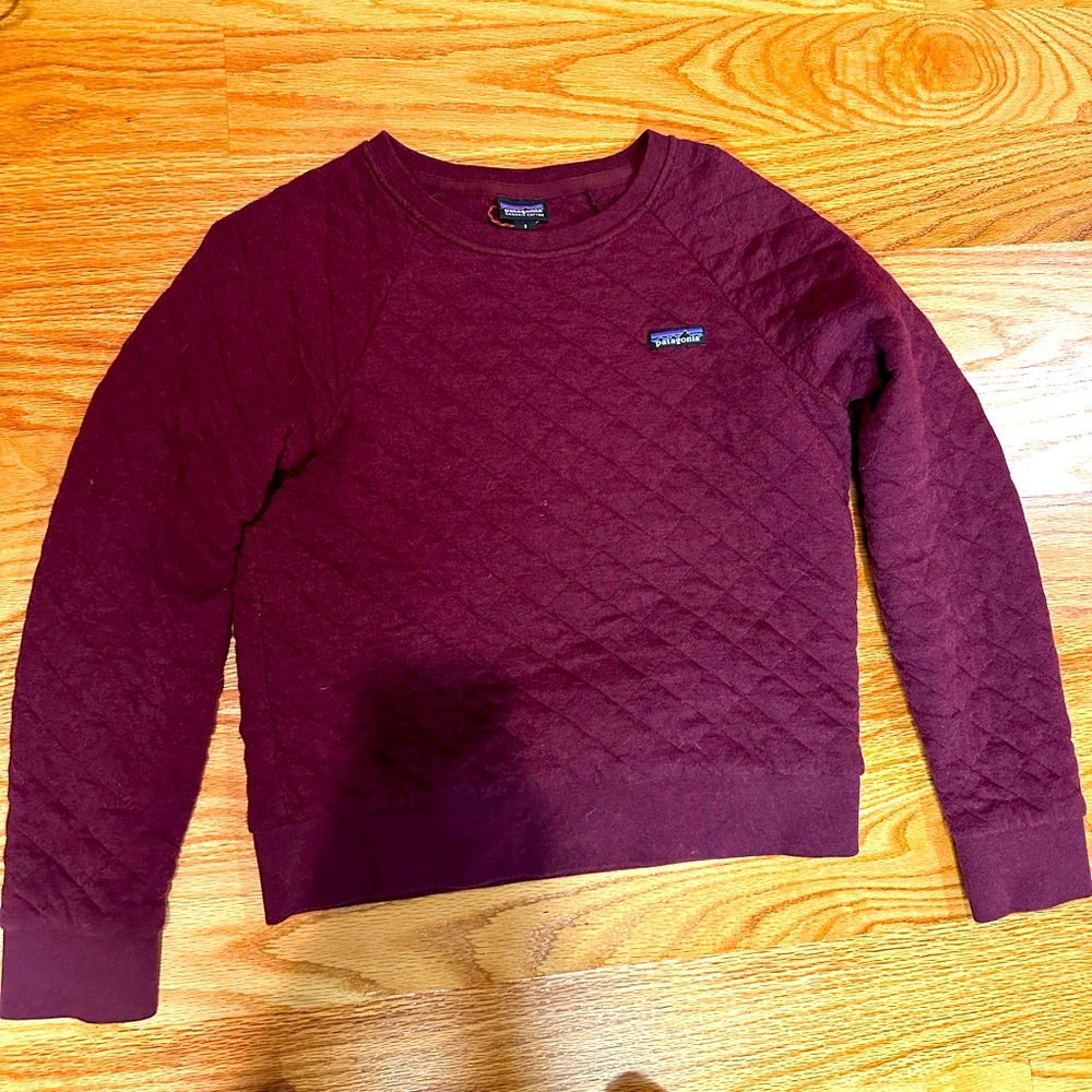 Patagonia quilted crewneck sweatshirt